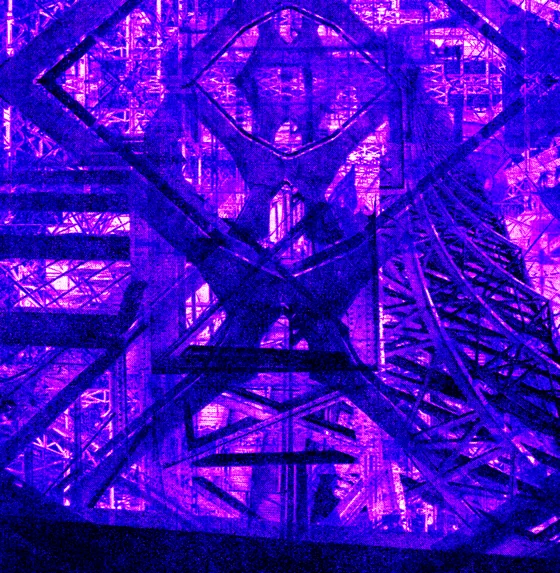 Industrial steel level background